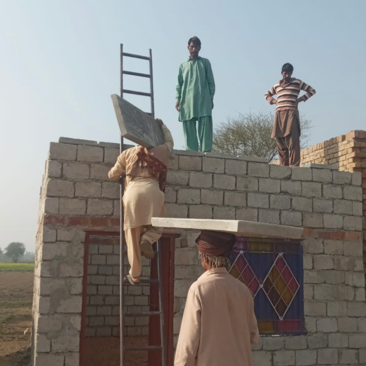 non-profit-06 Volunteers building a home in rural village