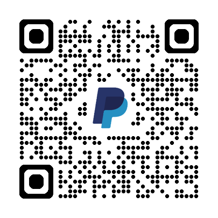 Paypal Donation Link QR code to donate with PayPal
